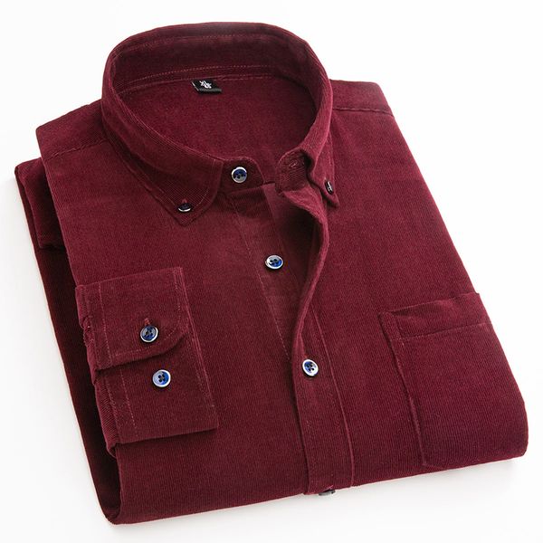 2021 new cotton corduroy shirt men long sleeve button collar quality warm easy care regular fit simple business mens casual shirts 09wp, White;black
2021 new cotton corduroy shirt men long sleeve button collar quality warm easy care regular fit simple business mens casual shirts 09wp, White;black