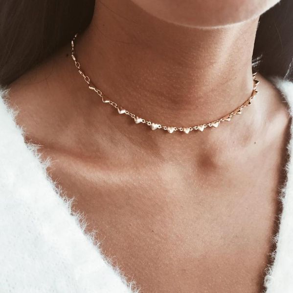cowbread classic women necklace peach heart handmade copper female simple necklace wild clavicle chain neck jewelry, Golden;silver
cowbread classic women necklace peach heart handmade copper female simple necklace wild clavicle chain neck jewelry, Golden;silver