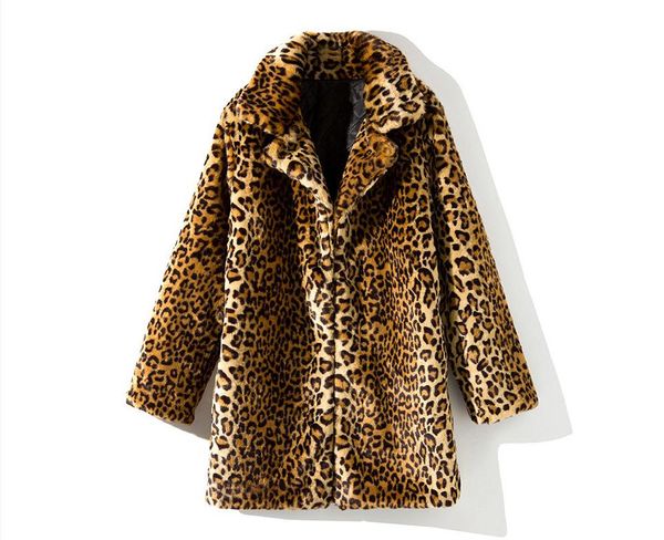 korean mid-length thick warm turn-down collar leopard print faux fur jacket long coat winter women's women outerwear coats, Black
korean mid-length thick warm turn-down collar leopard print faux fur jacket long coat winter women's women outerwear coats, Black