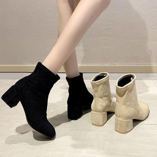 boots bootie girl 2021, stretch with thick heels, fashion and instagram thin, Black
boots bootie girl 2021, stretch with thick heels, fashion and instagram thin, Black
