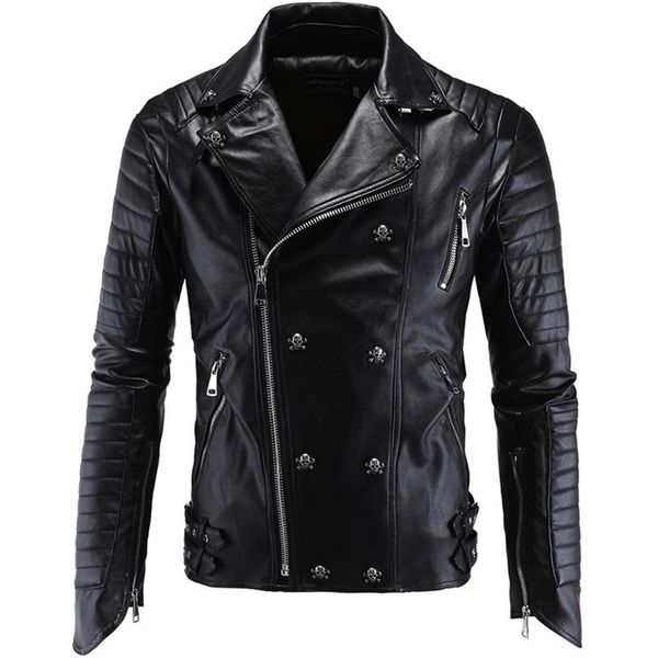 fashion boutique punk men's leather clothing leather motorcycle slim pu leather jacket men chaqueta hombre y998 201119, Black;brown
fashion boutique punk men's leather clothing leather motorcycle slim pu leather jacket men chaqueta hombre y998 201119, Black;brown