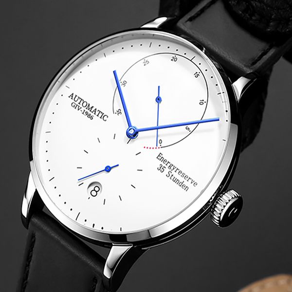 giv men's automatic mechanical business watch male luxury luminous waterproof watches wristwatch man watches clock relogio mascu 201113, Slivery;brown
giv men's automatic mechanical business watch male luxury luminous waterproof watches wristwatch man watches clock relogio mascu 201113, Slivery;brown