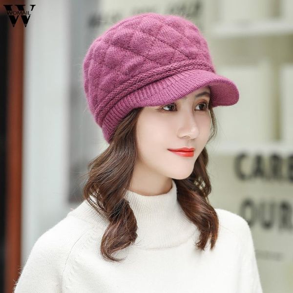 berets hat women's lady winter warm casual caps female wool crochet knitted flowers decorated ears hats gorros mujer invierno s23, Blue;gray
berets hat women's lady winter warm casual caps female wool crochet knitted flowers decorated ears hats gorros mujer invierno s23, Blue;gray