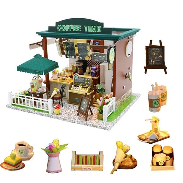 coffee dollhouse kit diy wooden doll house 1:24 dolls house miniatures house accessories toys for children poppenhuis bouwpakke y200704
coffee dollhouse kit diy wooden doll house 1:24 dolls house miniatures house accessories toys for children poppenhuis bouwpakke y200704