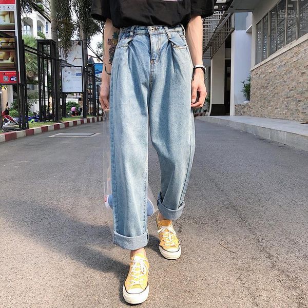 nice spring ins port wind trousers couple denim shop owner neutral japanese original wide pants black / blue s-xl1
nice spring ins port wind trousers couple denim shop owner neutral japanese original wide pants black / blue s-xl1