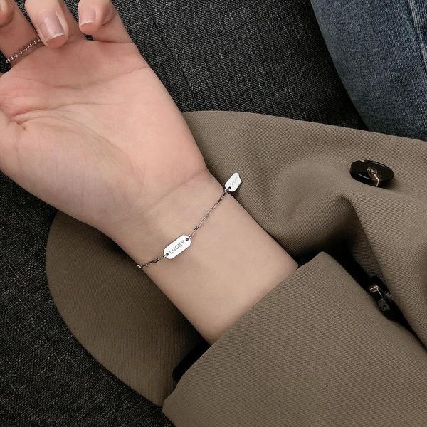 new arrival fashion simple lettering lucky bracelets for women adjustable geometric bangle fashion jewelry, Golden;silver
new arrival fashion simple lettering lucky bracelets for women adjustable geometric bangle fashion jewelry, Golden;silver