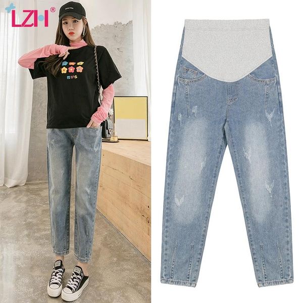 lzh pregnant womens jeans 2020 autumn new maternity trousers loose pregnant womens belly lift denim pants maternity clothing, White
lzh pregnant womens jeans 2020 autumn new maternity trousers loose pregnant womens belly lift denim pants maternity clothing, White