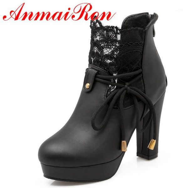 boots anmairon charms lace high heel ankle women red round toe shoes woman platform winter1, Black
boots anmairon charms lace high heel ankle women red round toe shoes woman platform winter1, Black