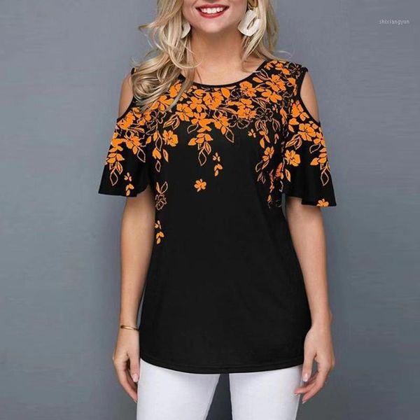 women fashion print round neck short sleeve boho blouse shirts 2020 new summer female casual loose shirt plus size 5xl1, White 
women fashion print round neck short sleeve boho blouse shirts 2020 new summer female casual loose shirt plus size 5xl1, White