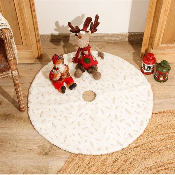 90/122cm white cotton christmas tree skirts bronzing feather style christmas tree dress decor dress up navidad f8
90/122cm white cotton christmas tree skirts bronzing feather style christmas tree dress decor dress up navidad f8