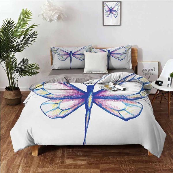 single dragonfly featured in soft color fast long-bodied predatory insect themebedding 3-piece set
single dragonfly featured in soft color fast long-bodied predatory insect themebedding 3-piece set