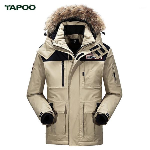 wholesale- tapoo men's thick down jacket white goose down warm windbreak hooded outwear coat mwm16291, Black
wholesale- tapoo men's thick down jacket white goose down warm windbreak hooded outwear coat mwm16291, Black