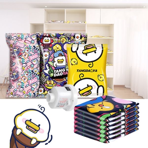 6/11pcs thickened travel vacuum bags for clothes reusable compression bag with a pump quilt pillow storage bag closet organizer y200714, Blue;pink
6/11pcs thickened travel vacuum bags for clothes reusable compression bag with a pump quilt pillow storage bag closet organizer y200714, Blue;pink