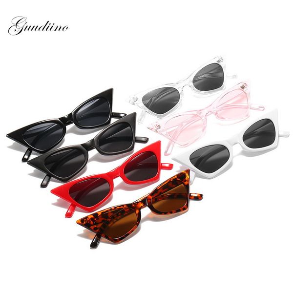 new red cateye sunglasses brand designer retro cat eye sun shades for women stylish glasses on a narrow face mm34, White;black
new red cateye sunglasses brand designer retro cat eye sun shades for women stylish glasses on a narrow face mm34, White;black