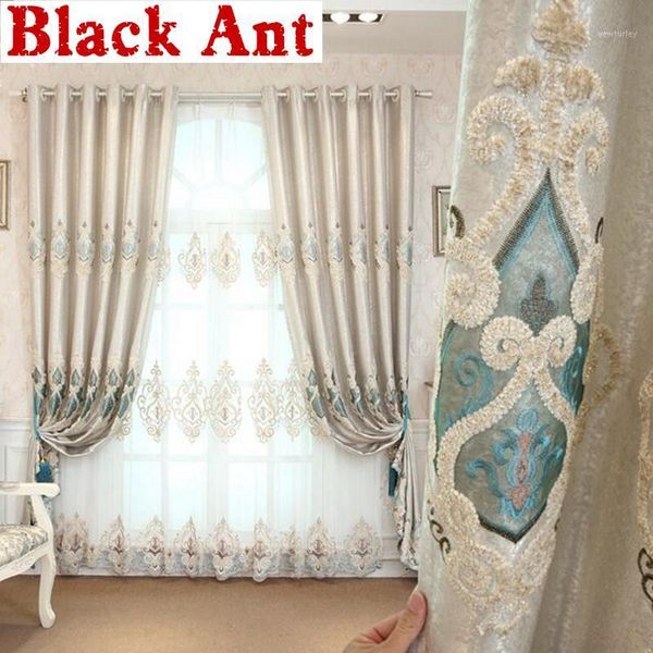 curtain & drapes luxury europe crown embroidery fabric villa bedroom romantic silver grey blackout window living room cortina x8071
curtain & drapes luxury europe crown embroidery fabric villa bedroom romantic silver grey blackout window living room cortina x8071