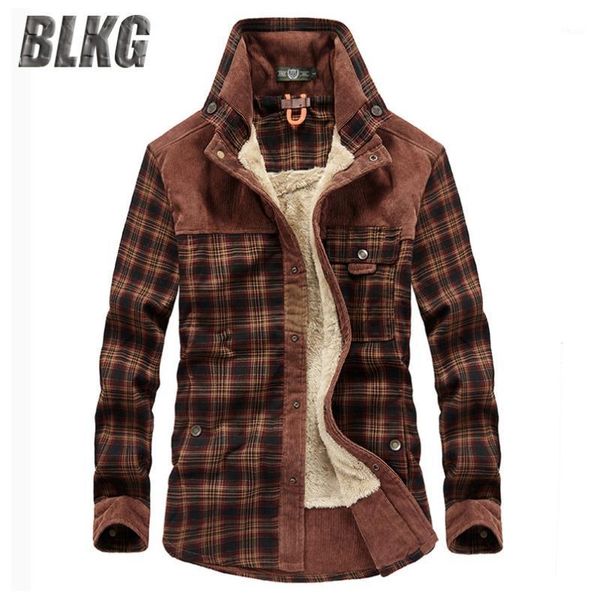 blkg shirt men winter thick warm fleece shirts plaid cotton men shirt turn down collar camisa masculina plus size -4xl1, White;black
blkg shirt men winter thick warm fleece shirts plaid cotton men shirt turn down collar camisa masculina plus size -4xl1, White;black