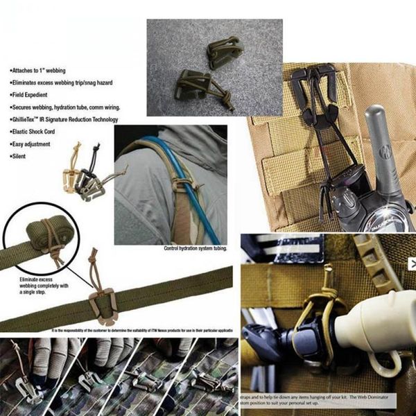 2pc/lot bag tactical bushcraft carabiner itw elastic rope web buckle winder camp hike gear molle backpack accessory outd qylzgk
2pc/lot bag tactical bushcraft carabiner itw elastic rope web buckle winder camp hike gear molle backpack accessory outd qylzgk