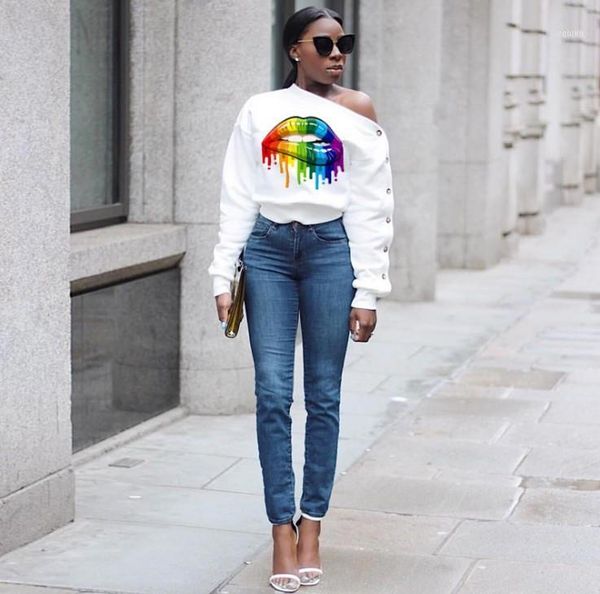 autumn clothing print fashion pullovers women skew collar drop shoulder long sleeve sweatshirts high street tide pullovers11, Black
autumn clothing print fashion pullovers women skew collar drop shoulder long sleeve sweatshirts high street tide pullovers11, Black