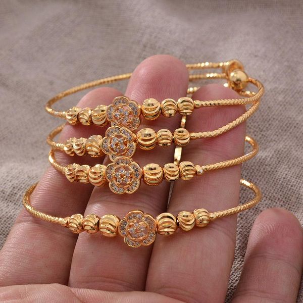 4pcs 24k bangles gold color bangles for baby girls bracelet children jewelry newborn baby cute/romantic bracelets gifts, Black
4pcs 24k bangles gold color bangles for baby girls bracelet children jewelry newborn baby cute/romantic bracelets gifts, Black