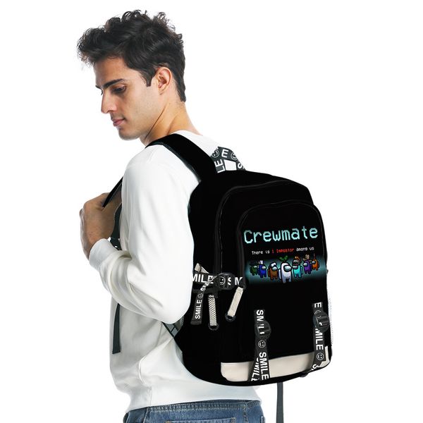 travel backpack game among us boys girls school bags oxford print cartoon black accessories men women 3d backpacks
travel backpack game among us boys girls school bags oxford print cartoon black accessories men women 3d backpacks