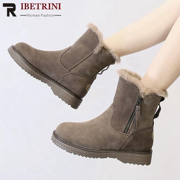 boots ribetrini fashionable winter keep warm plush fur cosy skidproof sole walking outdoor snow boot women shoes female, Black
boots ribetrini fashionable winter keep warm plush fur cosy skidproof sole walking outdoor snow boot women shoes female, Black