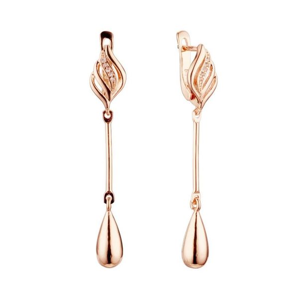 long earring luxury 585 gold earring ethnic style cubic zircon fashion earrings for women, Silver
long earring luxury 585 gold earring ethnic style cubic zircon fashion earrings for women, Silver