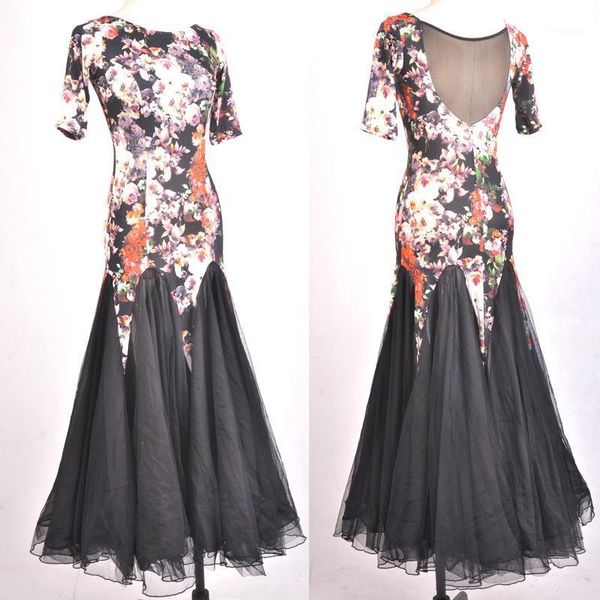ballroom dance competition dresses flower pattern performance long dress ballroom standard dance costume rave wear bi0161, Black;red
ballroom dance competition dresses flower pattern performance long dress ballroom standard dance costume rave wear bi0161, Black;red