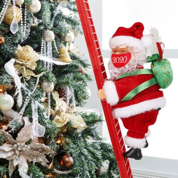 1pc santa claus climbing ladder single-layer electric climbing ladder doll music creative xmas decor toy christmas decorations
1pc santa claus climbing ladder single-layer electric climbing ladder doll music creative xmas decor toy christmas decorations
