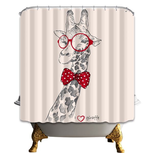 giraffe shower curtain bathroom decor funny cartoon animal waterproof polyester fabric home bath accessories curtains sets 70 x 70 inch red
giraffe shower curtain bathroom decor funny cartoon animal waterproof polyester fabric home bath accessories curtains sets 70 x 70 inch red