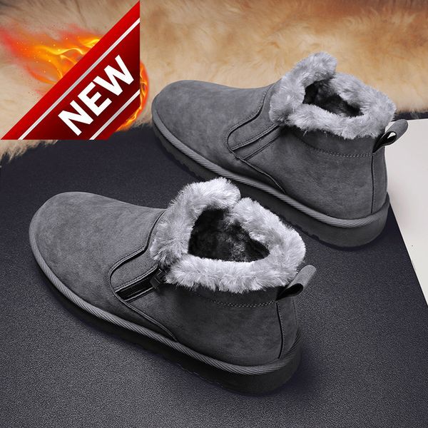 snow boots men's winter plush warm thickened fur one northeast outdoor waterproof and anti-skid two cotton shoes, Black
snow boots men's winter plush warm thickened fur one northeast outdoor waterproof and anti-skid two cotton shoes, Black