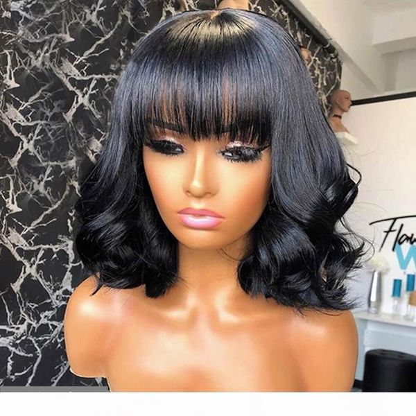 remy human hair wigs full machine made wigs no lace curly wigs with bangs baby hair pre plucked peruvian fringe wig, Black;brown
remy human hair wigs full machine made wigs no lace curly wigs with bangs baby hair pre plucked peruvian fringe wig, Black;brown
