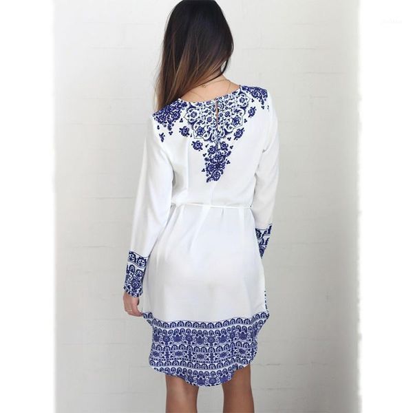fashion women long sleeve blue and white vintage porcelain flower blouse dress1, Black;gray
fashion women long sleeve blue and white vintage porcelain flower blouse dress1, Black;gray