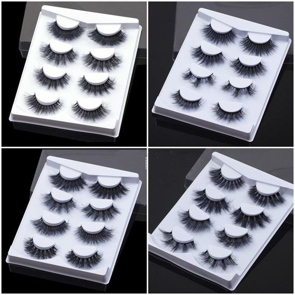 4 pairs mix styles false eyelashes faux 3d mink eyelashes soft fluffy eyelash extension natural long full strip lashes makeup eye lashes
4 pairs mix styles false eyelashes faux 3d mink eyelashes soft fluffy eyelash extension natural long full strip lashes makeup eye lashes
