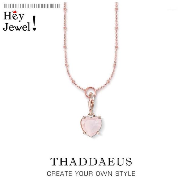 chains charm necklace pink heart,2021 summer fashion 925 sterling silver bijoux romantic gift for women1
chains charm necklace pink heart,2021 summer fashion 925 sterling silver bijoux romantic gift for women1