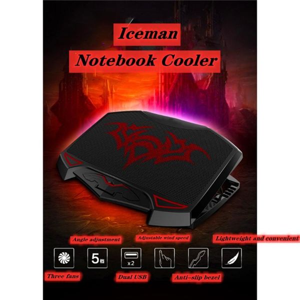 lapcooling pads radiator, multi-angle adjustable base, three-core deep cooling, non-slip design, more secure placement
lapcooling pads radiator, multi-angle adjustable base, three-core deep cooling, non-slip design, more secure placement