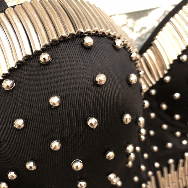 new silver tube nail bead vest nightclub dance performance costumes sling birthday outfit women bar dj ds stage wear, Black;red
new silver tube nail bead vest nightclub dance performance costumes sling birthday outfit women bar dj ds stage wear, Black;red