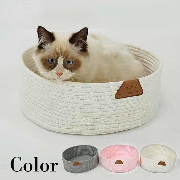 cat beds & furniture hand craft nest nature cotton rope scratching bed round cave puppy summer sleeping mattress kennel for small dog
cat beds & furniture hand craft nest nature cotton rope scratching bed round cave puppy summer sleeping mattress kennel for small dog
