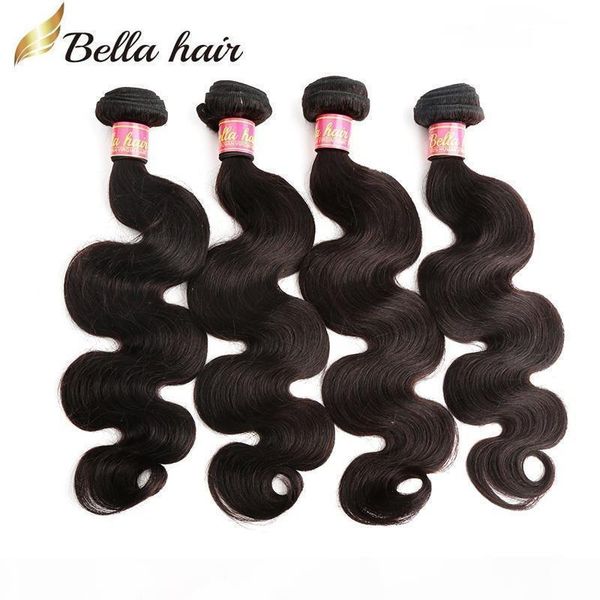 100% indian human hair extension natural color body wave 4pcs lot mix length 8~30inch hair weaves bella hair ing, Black
100% indian human hair extension natural color body wave 4pcs lot mix length 8~30inch hair weaves bella hair ing, Black