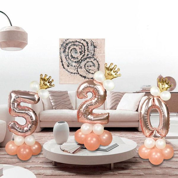 rose gold 1 2 3 4 5 6 7 8 9 numer foil balloon happy birthday inflate balls kit wedding festive anniversary party decoration
rose gold 1 2 3 4 5 6 7 8 9 numer foil balloon happy birthday inflate balls kit wedding festive anniversary party decoration