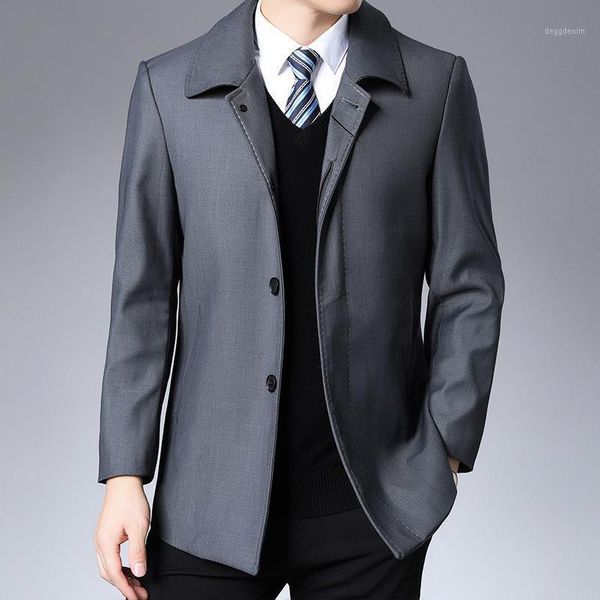 men's trench coats wholesale 2021 spring fashion versatile casual men's coat middle aged loose dad's windbreaker jacket1, Tan;black
men's trench coats wholesale 2021 spring fashion versatile casual men's coat middle aged loose dad's windbreaker jacket1, Tan;black