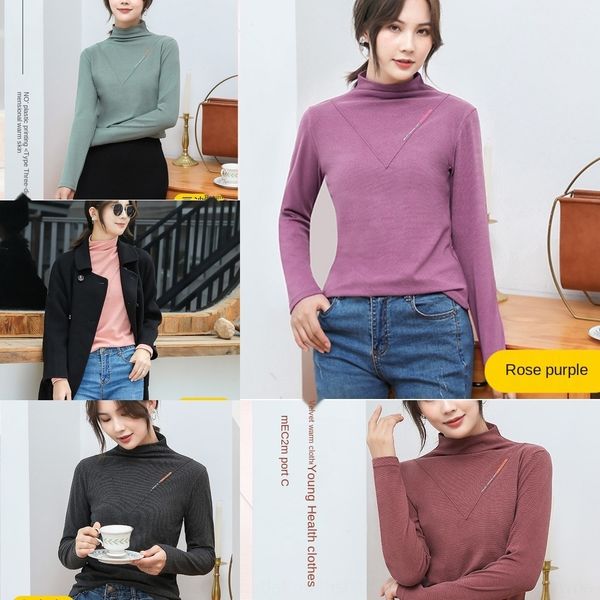 wxlmw autumn keep knitted warmand winter new korean collar color letter warmt-shirt long sleeve half high pure t-shirt fashionable thermal c, White
wxlmw autumn keep knitted warmand winter new korean collar color letter warmt-shirt long sleeve half high pure t-shirt fashionable thermal c, White