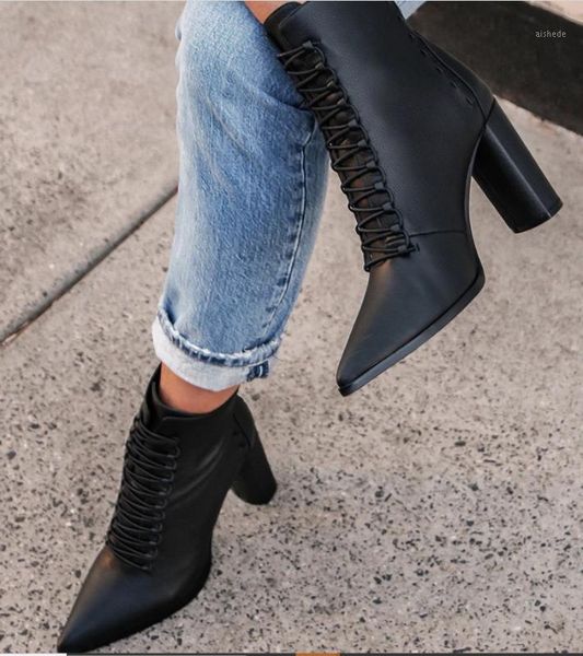 boots women ankle chaussure booties pu leather plus size high heels pumps pointed toe shoes woman zapatos mujer sapato d16941, Black
boots women ankle chaussure booties pu leather plus size high heels pumps pointed toe shoes woman zapatos mujer sapato d16941, Black
