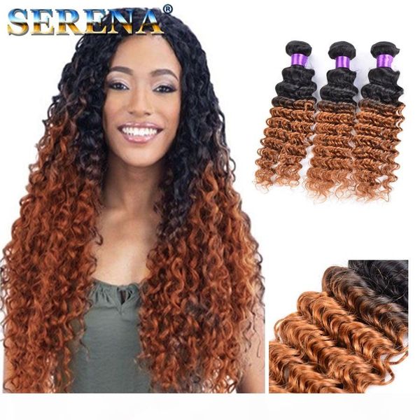 1b 30 colorful blonde dark roots ombre brazilian deep wave wavy virgin human hair weave weft extensions 3pcs lot dark honey blonde hair, Black
1b 30 colorful blonde dark roots ombre brazilian deep wave wavy virgin human hair weave weft extensions 3pcs lot dark honey blonde hair, Black