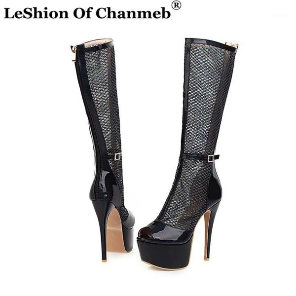 small size 33 summer net boots women peep toe knee high boots woman stiletto platform shoes ladies large size 48 party shoe1, Black
small size 33 summer net boots women peep toe knee high boots woman stiletto platform shoes ladies large size 48 party shoe1, Black