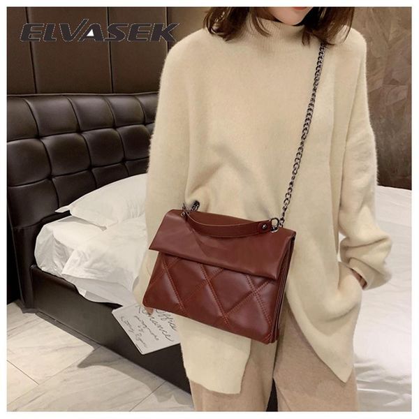 elvasek solid color leather shoulder women bag 2020 ladies chain handbags fashion casual shopping bag multi-layer envelope
elvasek solid color leather shoulder women bag 2020 ladies chain handbags fashion casual shopping bag multi-layer envelope