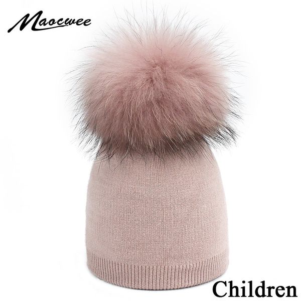 children's knit beanie hat dyeing raccoon fur pom pom winter hat boy girl warm skullies bone brand kids baby soft cap y201024, Blue;gray
children's knit beanie hat dyeing raccoon fur pom pom winter hat boy girl warm skullies bone brand kids baby soft cap y201024, Blue;gray