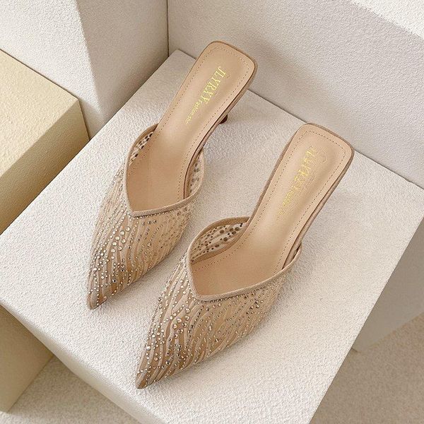 summer slippers women shoes pointed woven high heels fashion women heels stilettos mules loafer casual feminine sandalias shoes, Black
summer slippers women shoes pointed woven high heels fashion women heels stilettos mules loafer casual feminine sandalias shoes, Black