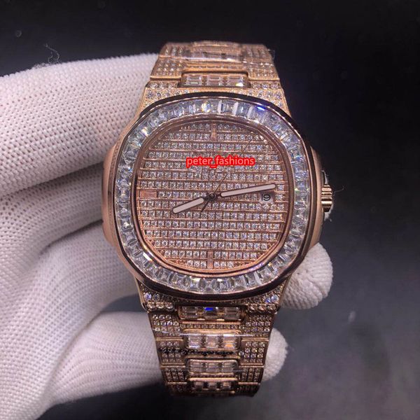 rose gold diamond fashion watch quality trendy popular wrist watch men's automatic mechanical watch, Slivery;brown
rose gold diamond fashion watch quality trendy popular wrist watch men's automatic mechanical watch, Slivery;brown