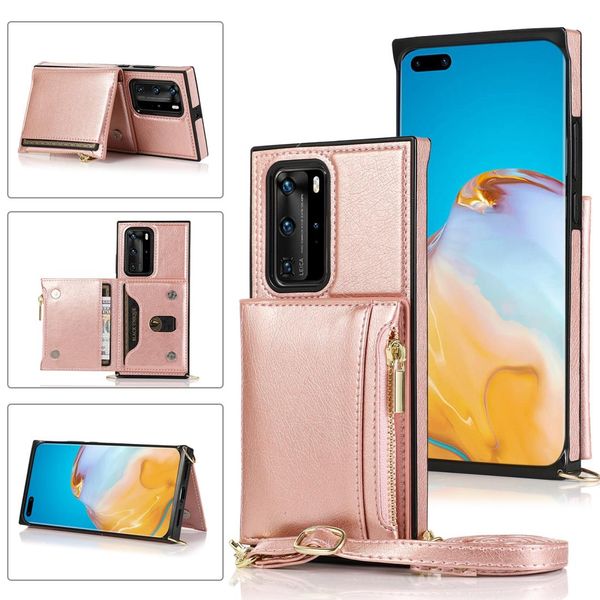 for huawei p40 pro square zipper wallet bag tpupu back cover case with holder card slots wallet cross-body strap
for huawei p40 pro square zipper wallet bag tpupu back cover case with holder card slots wallet cross-body strap