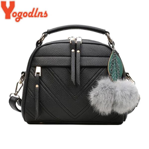 yogodlns hair ball shoulder bag women pu leather handbag tassel crossbody bag fashion lady shoulder luxury shpping purse sac
yogodlns hair ball shoulder bag women pu leather handbag tassel crossbody bag fashion lady shoulder luxury shpping purse sac